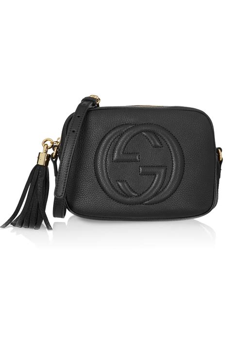 gucci soho disco shoulder strap bag black|original gucci shoulder bag.